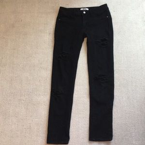 Adorable Black Ripped Jeans